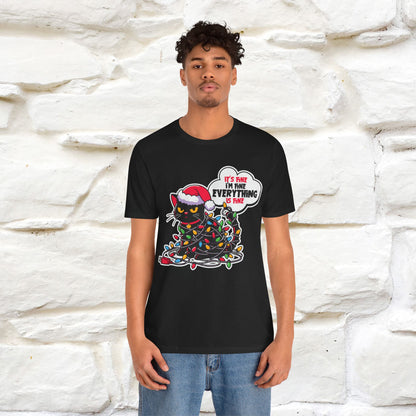“Everything Is Fine..” | Cat T-Shirt | Nunu&Miao Studio