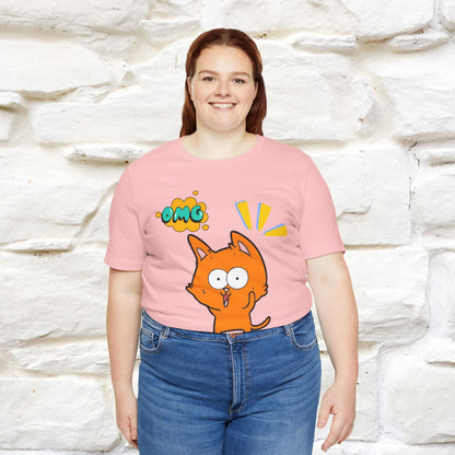 ''Oh My God'' Cat T-Shirt | Nunu&Miao Studio