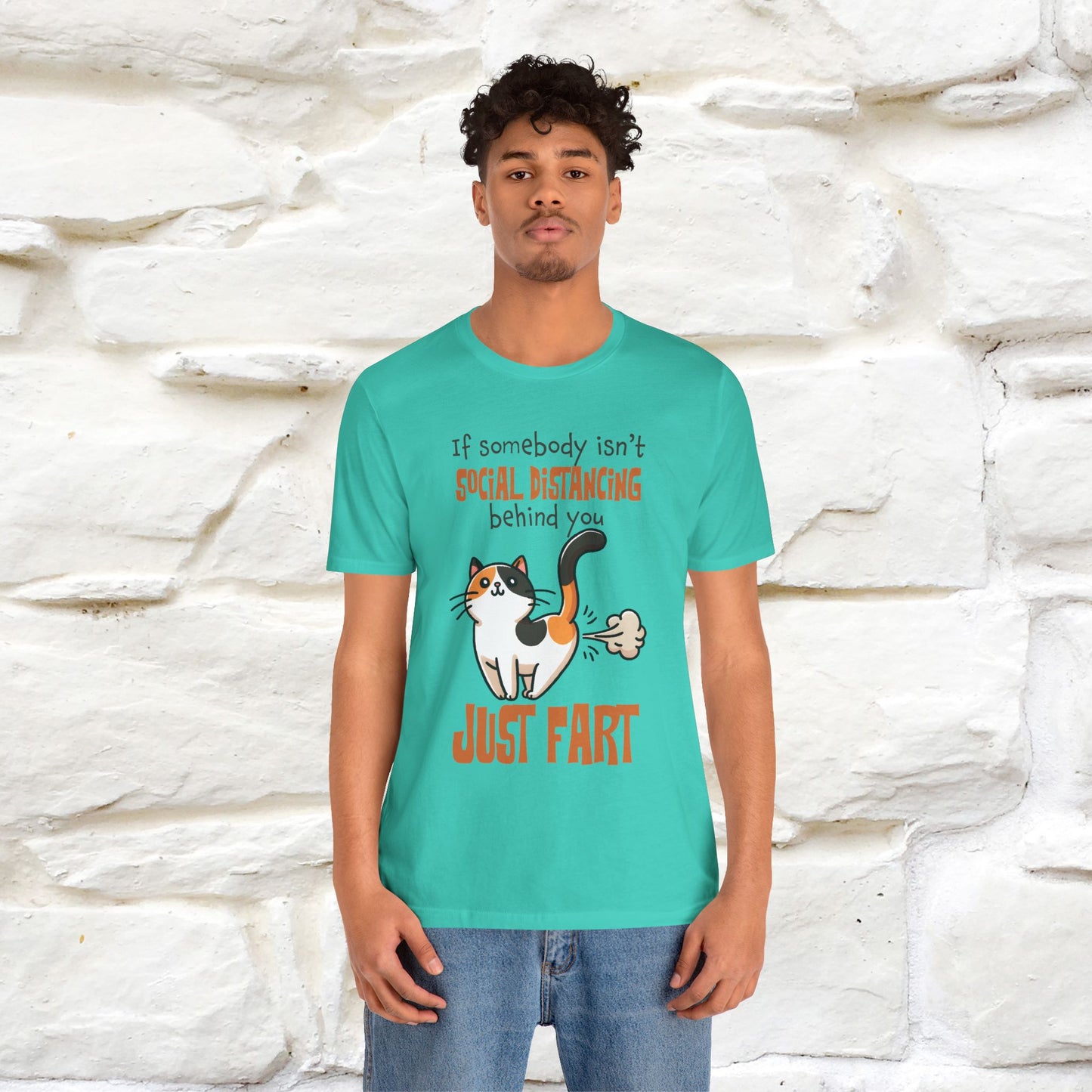 ''If Somebody Isn't Socila Distancing ...'' | Cat T-Shirt  | Nunu&Miao Studio