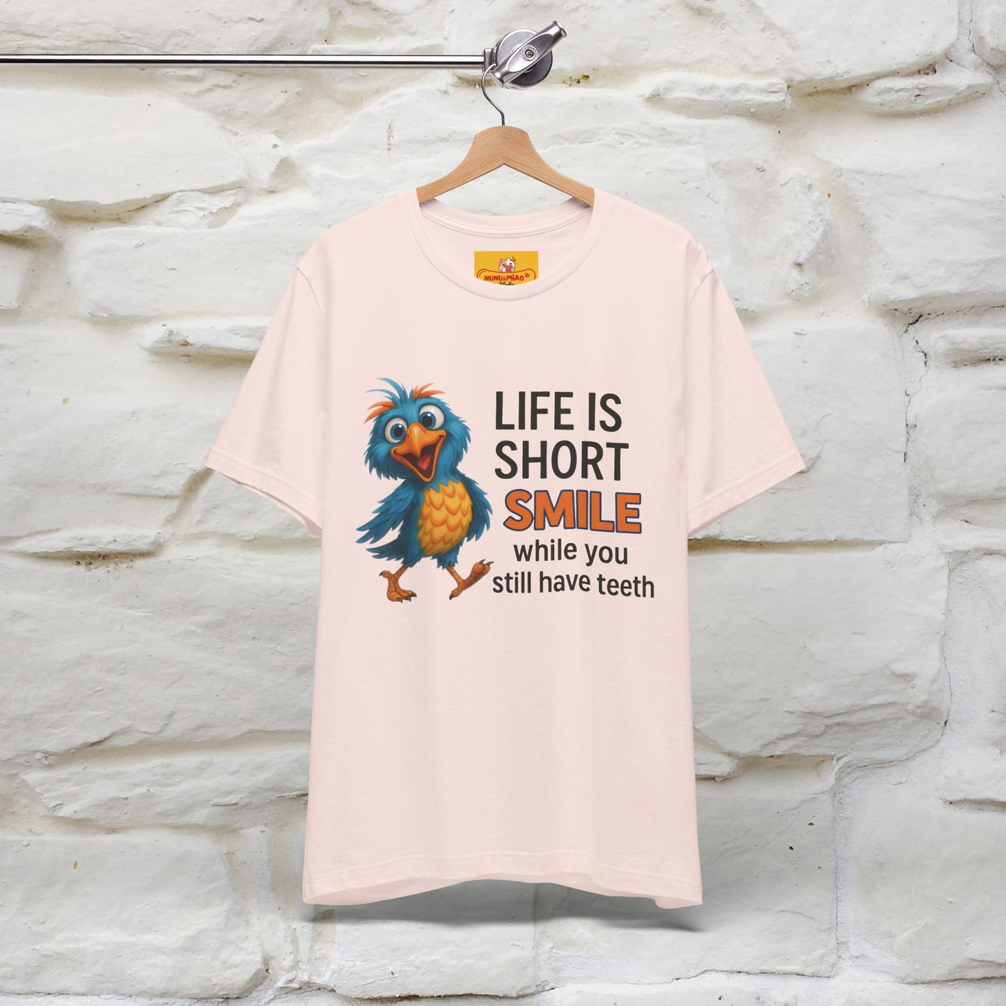 "Life Is Short Smile While ..." |Funny T-Shirt | Nunu&Miao Studio