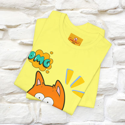 ''Oh My God'' Cat T-Shirt | Nunu&Miao Studio