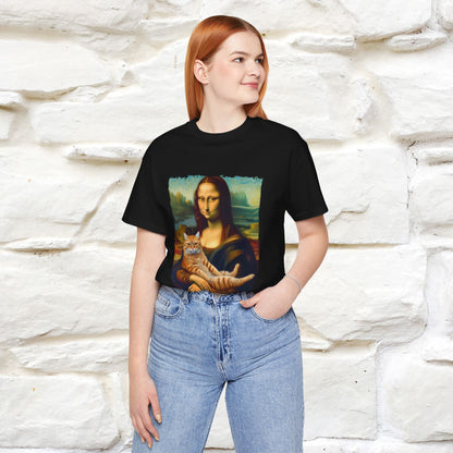 Mona Lisa’s Cat T-Shirt | Classic Art-Inspired Cat Tee for Men & Women | 100% Cotton*