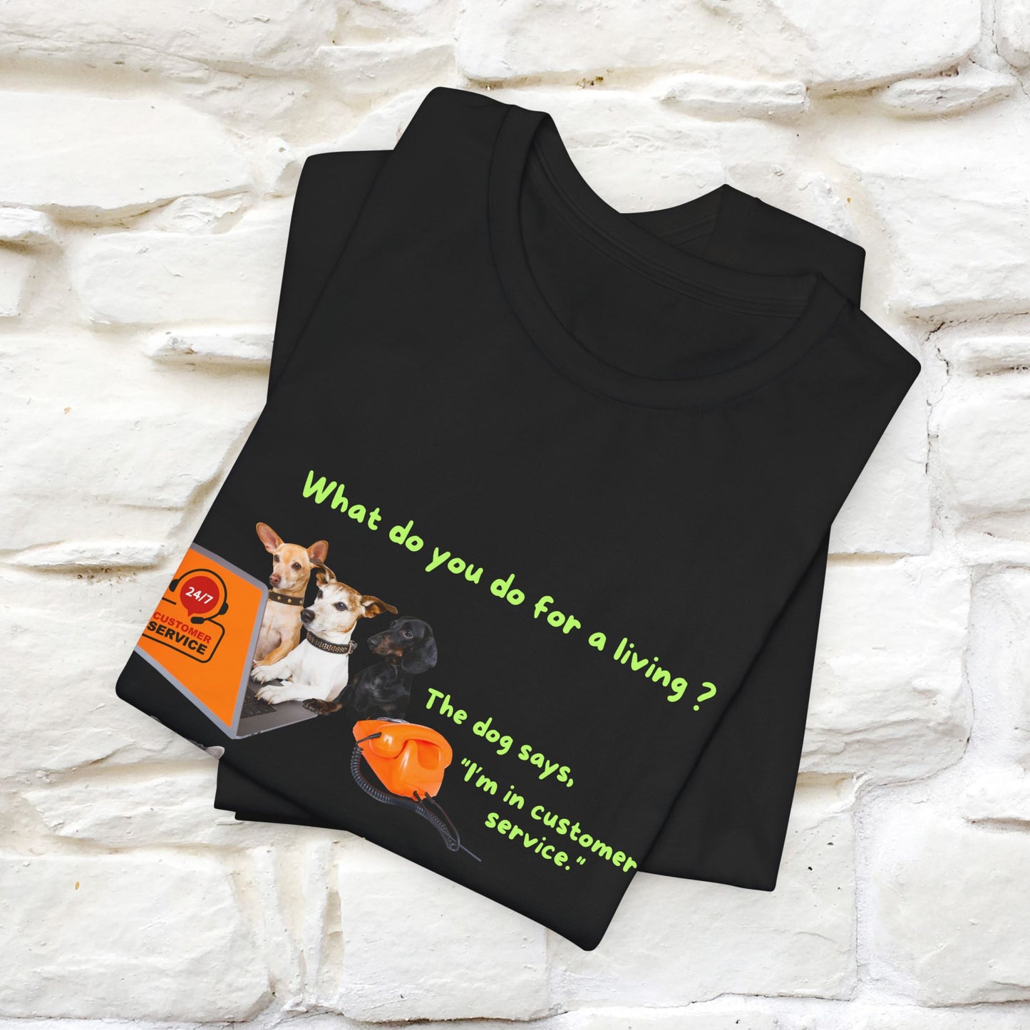 "What Do You Do for a Living?" Funny Cat & Dog T-Shirt for Men & Women | 100% Cotton* 🐾