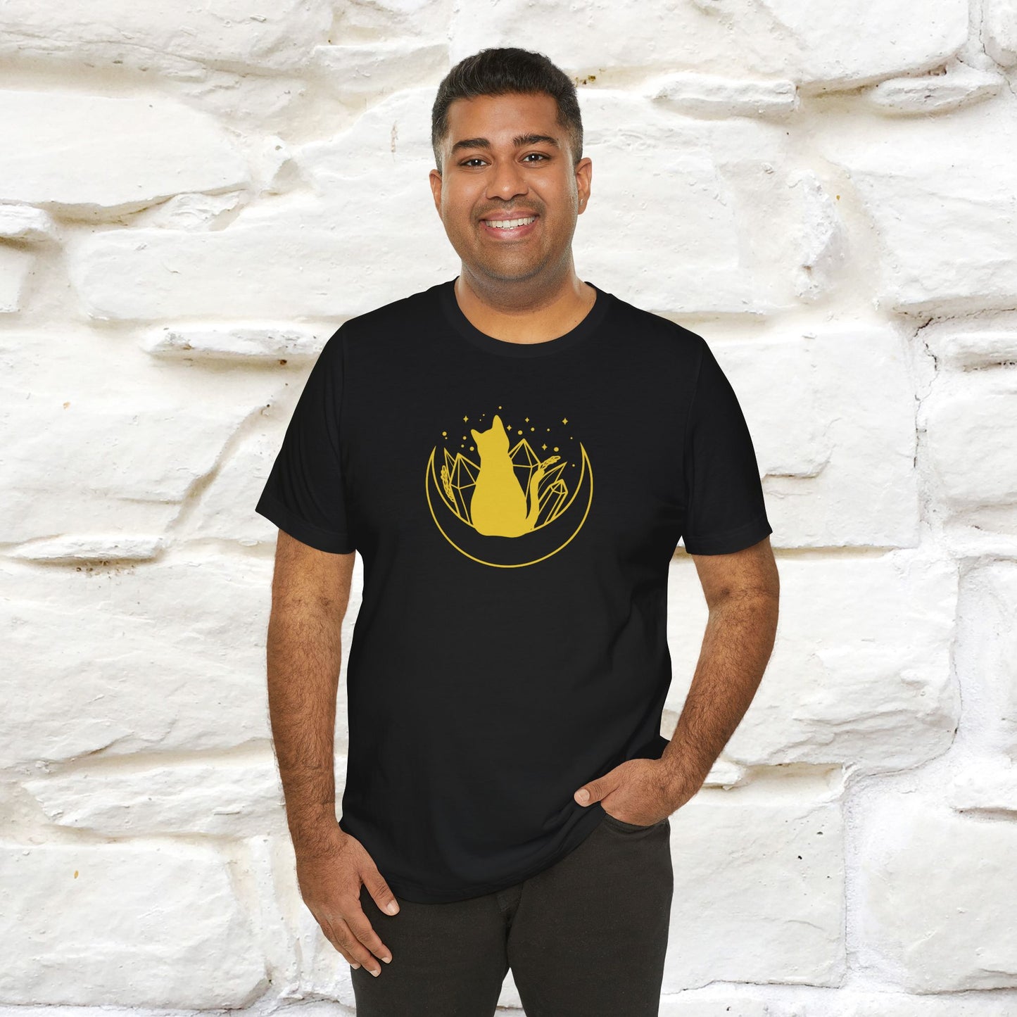 ''The Cristal'' Cat T-Shirt Front and Back Design | Nunu&Miao Studio