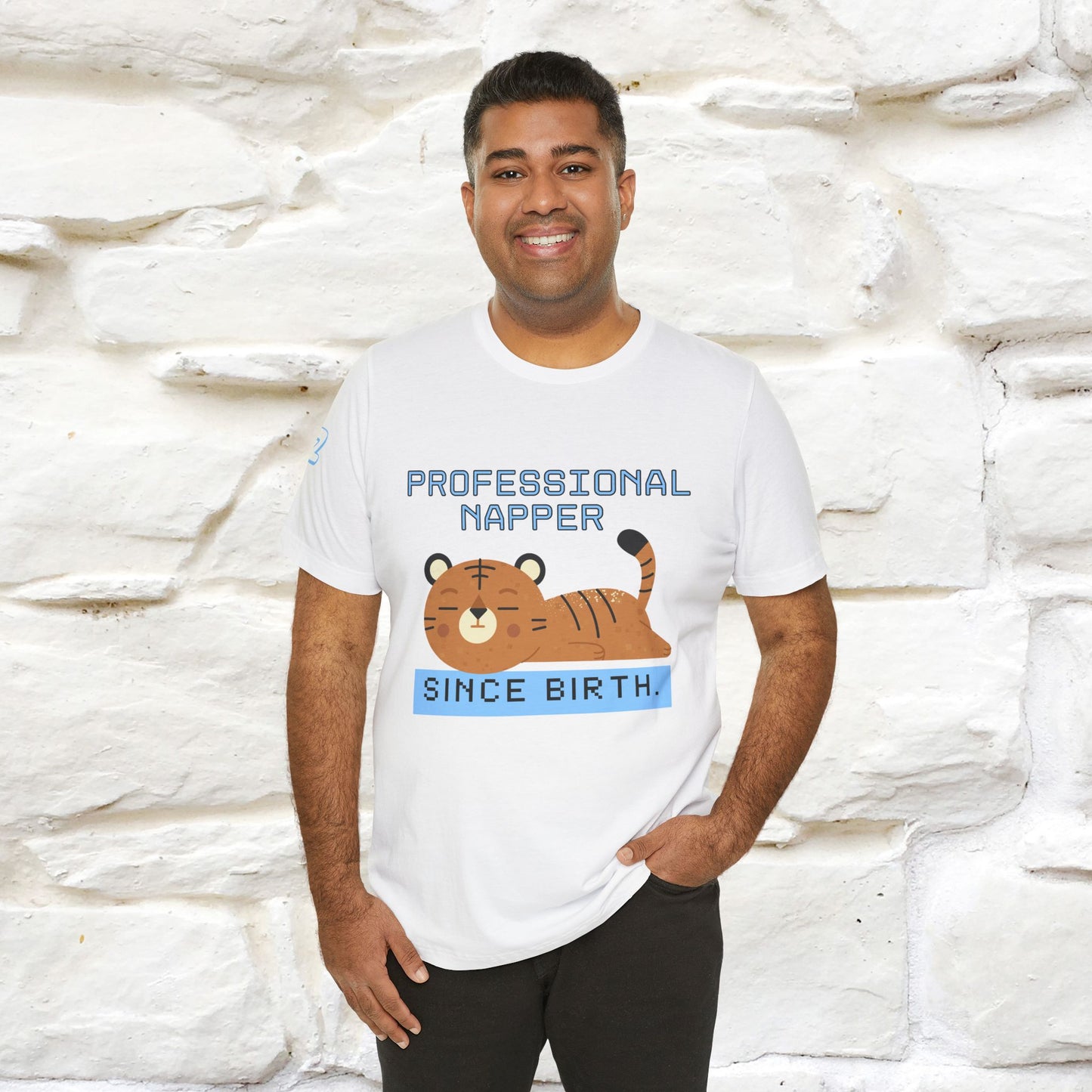 ''Professional napper since birth.''| CatT-Shirt | Nunu&Miao Studio