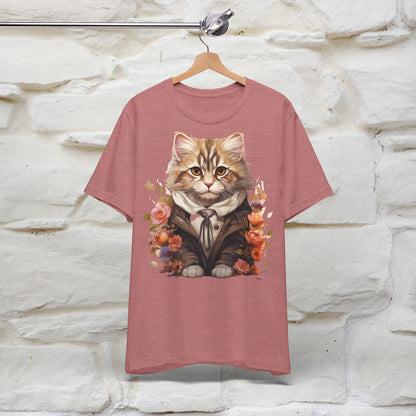 ''Charismatic'' Cat T-shirt for Women 100% Cotton* - Nunu&Miao Studio