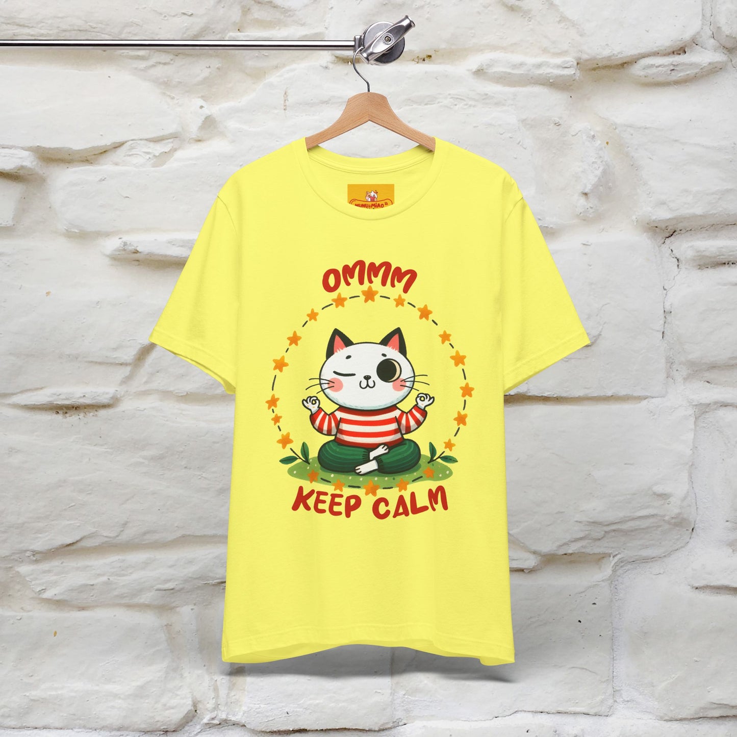 ''Ommm, Keep Calm'' Cat T-Shirt | Nunu&Miao Studio