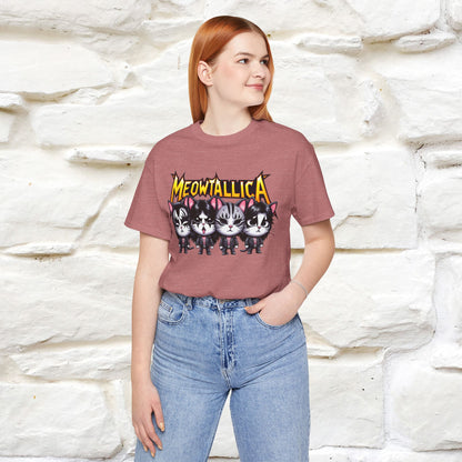 Meowtallica T-Shirt | Rock-Inspired Cat Tee for Men & Women | 100% Cotton*