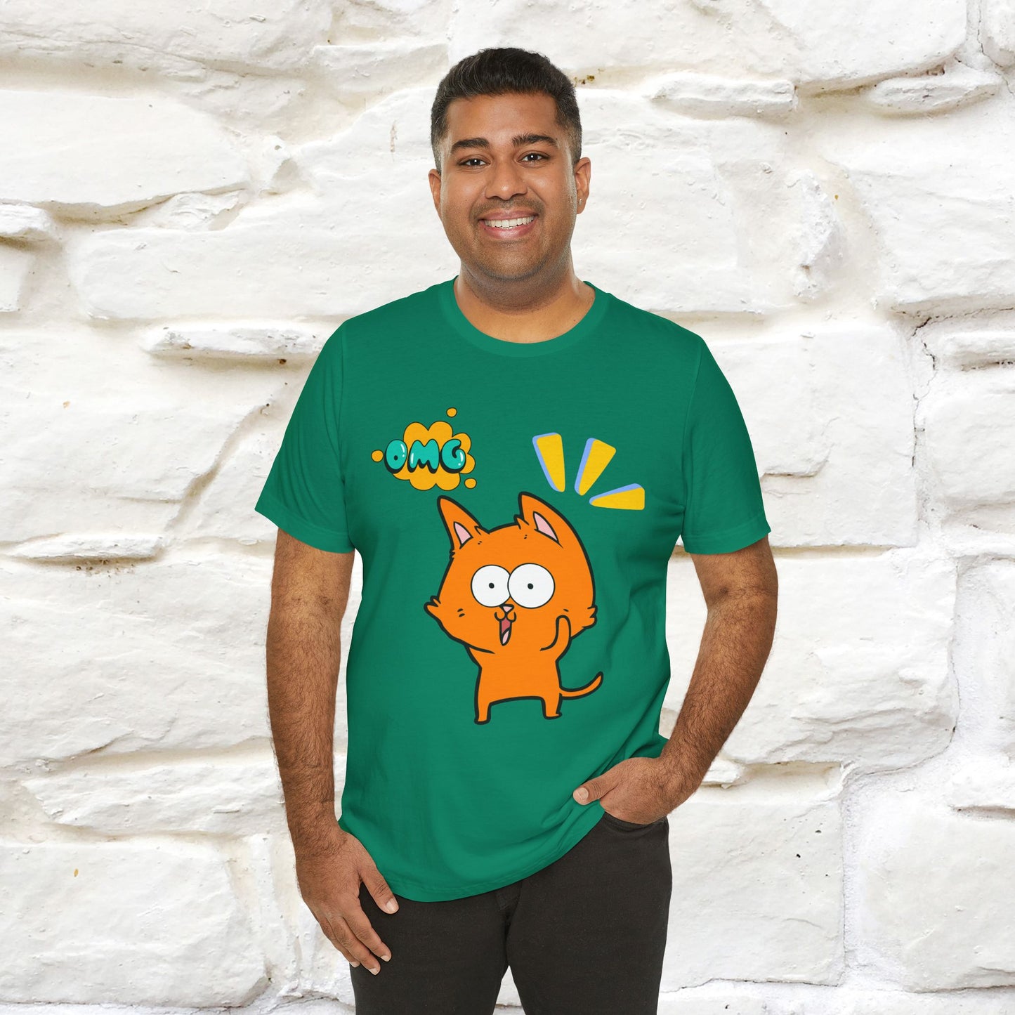 ''Oh My God'' Cat T-Shirt | Nunu&Miao Studio