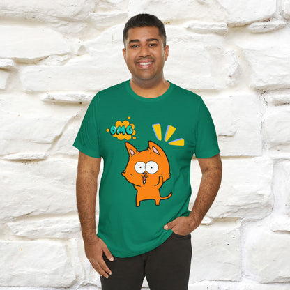 ''Oh My God'' Cat T-Shirt | Nunu&Miao Studio
