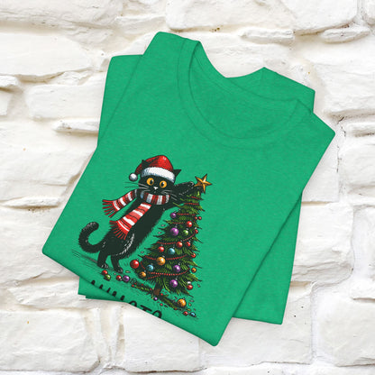 What? Cattitude Cat Christmas Shirt for Men & Women | 100% Cotton*