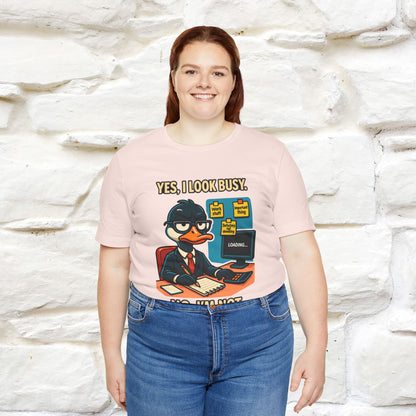 ''Yes, I Look Busy. No I'm Not.''|  Sarcastic Cat T-Shirt | Nunu&Miao Studio