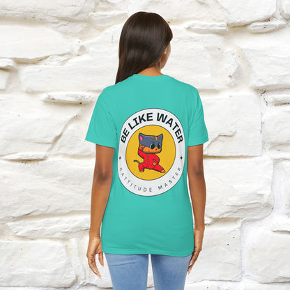 "Be Like Water: Cattitude Master | Cat T-Shirt |Nunu&Miao Studio