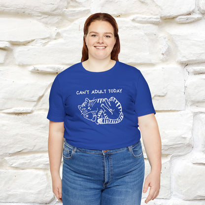 "Can't Adult Today" |Cat T-Shirt | Nunu&Miao Studio