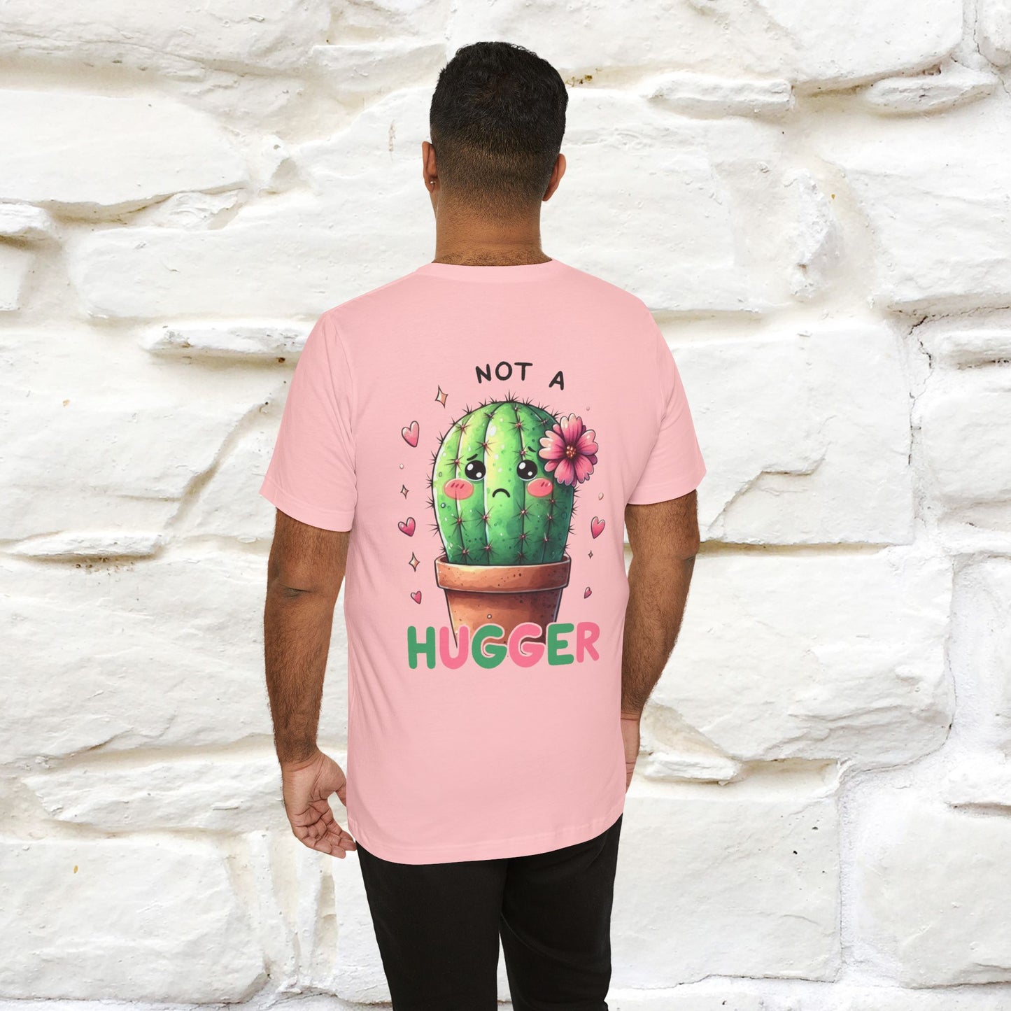 "Not A Hugger" |Funny T-Shirt | Front & Back Design|Nunu&Miao Studio