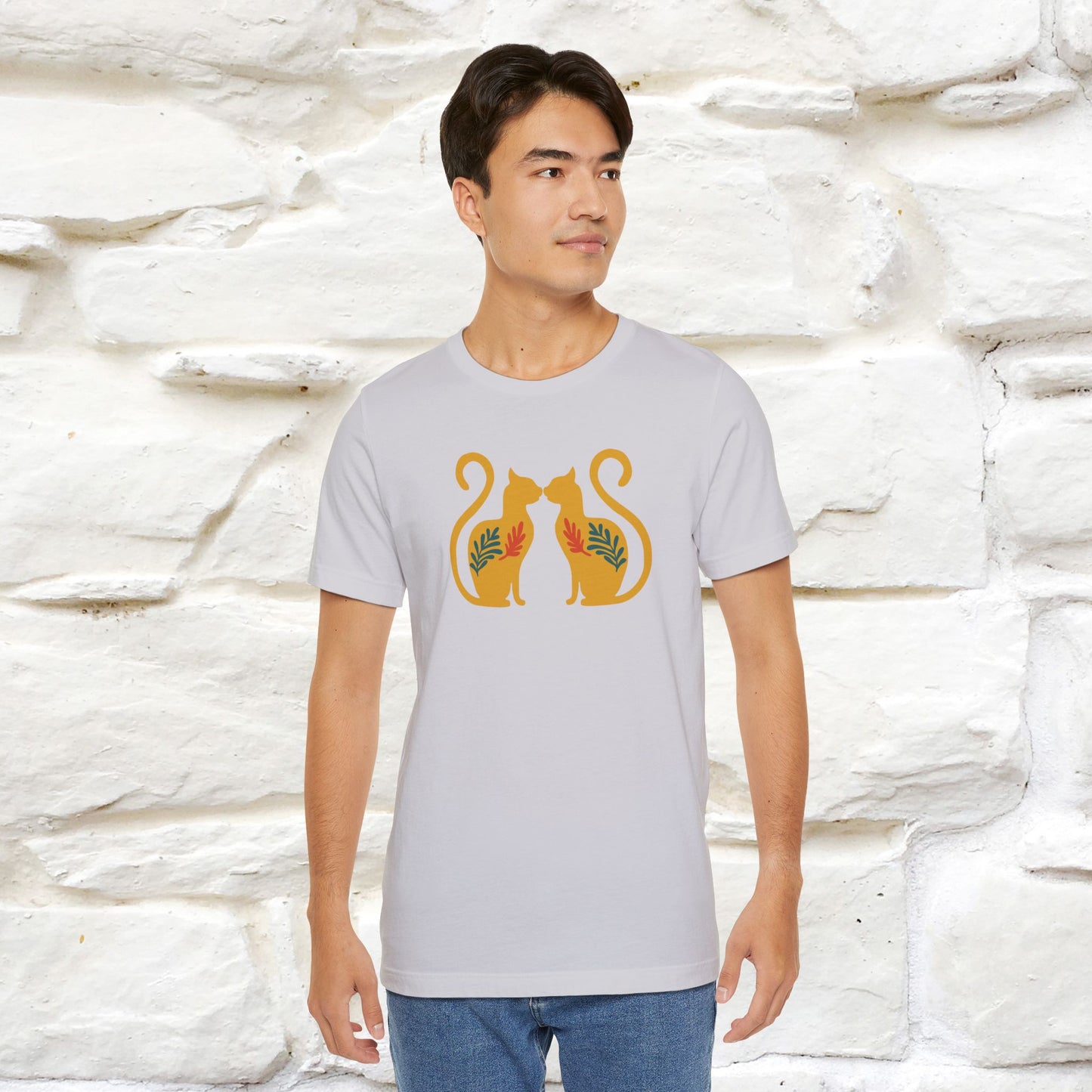 ''Power'' | Cat T-Shirt Front and Back Design | Nunu&Miao Studio