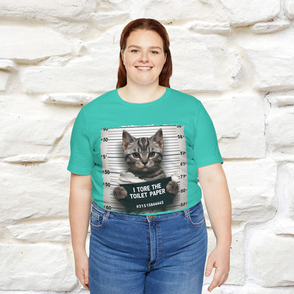 ''I Tore The Toilet Paper'' | Funny Cat T-Shirt | Nunu&Miao Studio