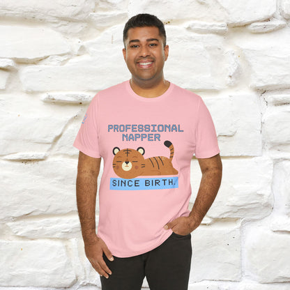 ''Professional napper since birth.''| CatT-Shirt | Nunu&Miao Studio