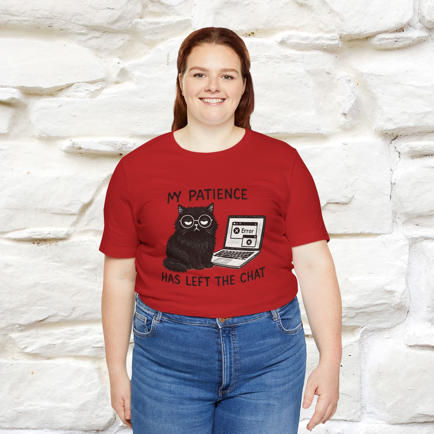 "My Patience Has Left The Chat" |Cat T-Shirt | Nunu&Miao Studio