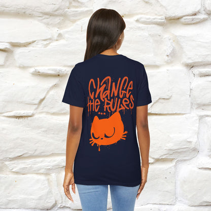 ''Change The Rules'' - Cat T-shirt -Nunu&Miao Studio - Nunu&Miao Studio