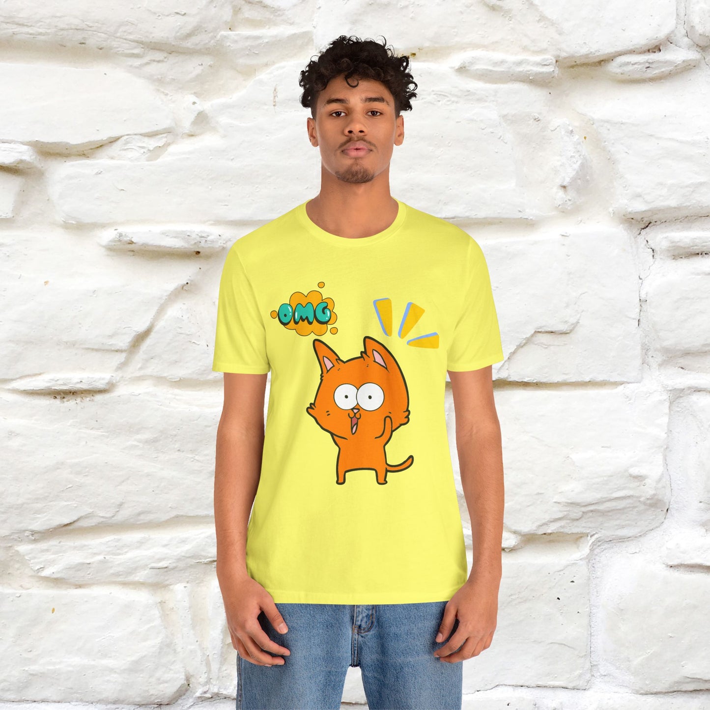 ''Oh My God'' Cat T-Shirt | Nunu&Miao Studio