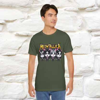 Meowtallica T-Shirt | Rock-Inspired Cat Tee for Men & Women | 100% Cotton*