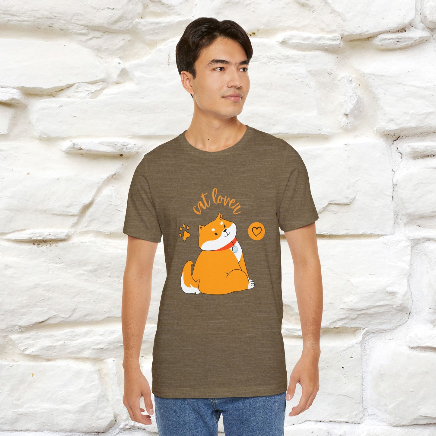 "Cat Lover" T-Shirt for Men & Women | 100% Cotton* | Purrfect Gift for Cat Enthusiasts