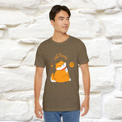 "Cat Lover" T-Shirt for Men & Women | 100% Cotton* | Purrfect Gift for Cat Enthusiasts