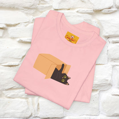 "Think Like There Is No Box" Cat T-Shirt| Front & Back Design | Nunu&Miao Studio