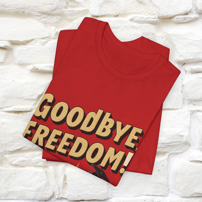 "Goodbye Freedom, Hello Student Loans Payments!!" Funny Cat Graduation T-Shirt for Men & Women | 100% Cotton* | Graduation T-Shirts