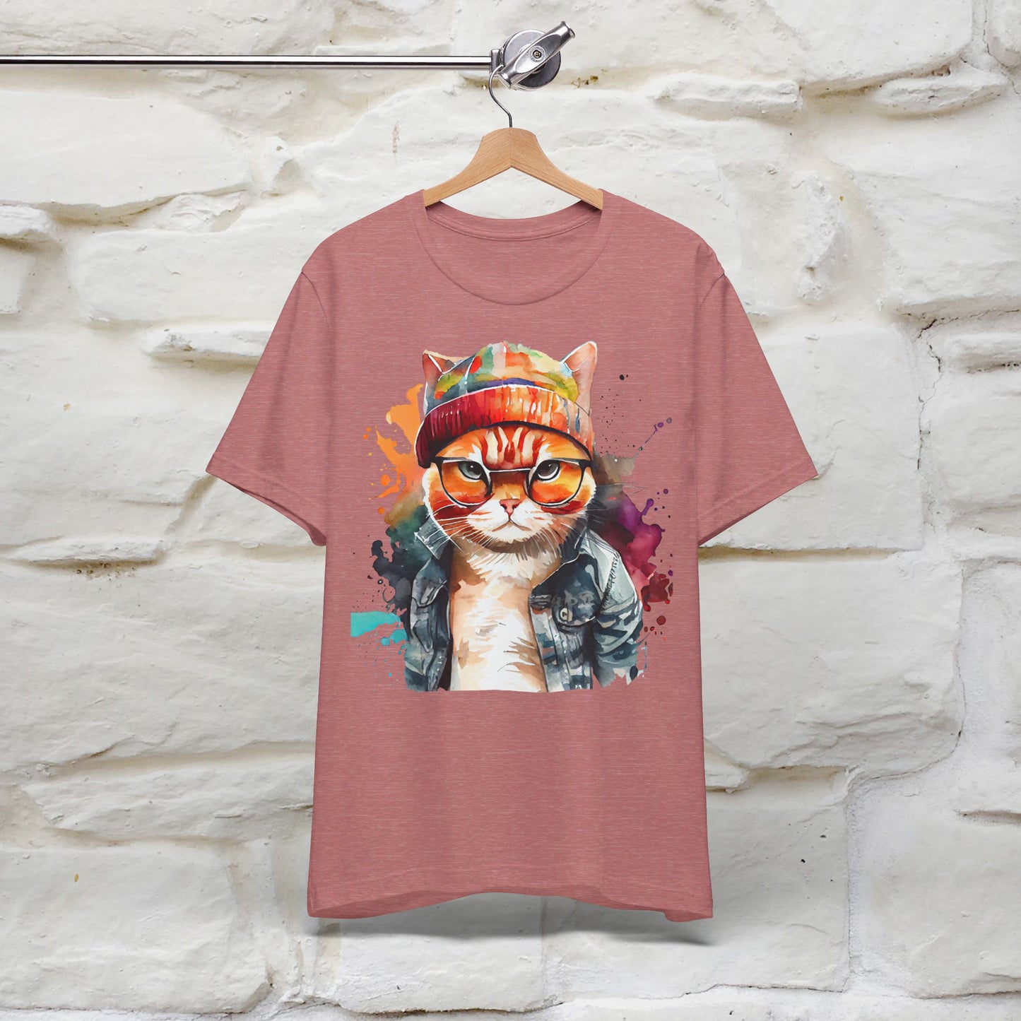 ''Don't Mess with Me Cat'' T-shirt for Man 100% Cotton. - Nunu&Miao Studio