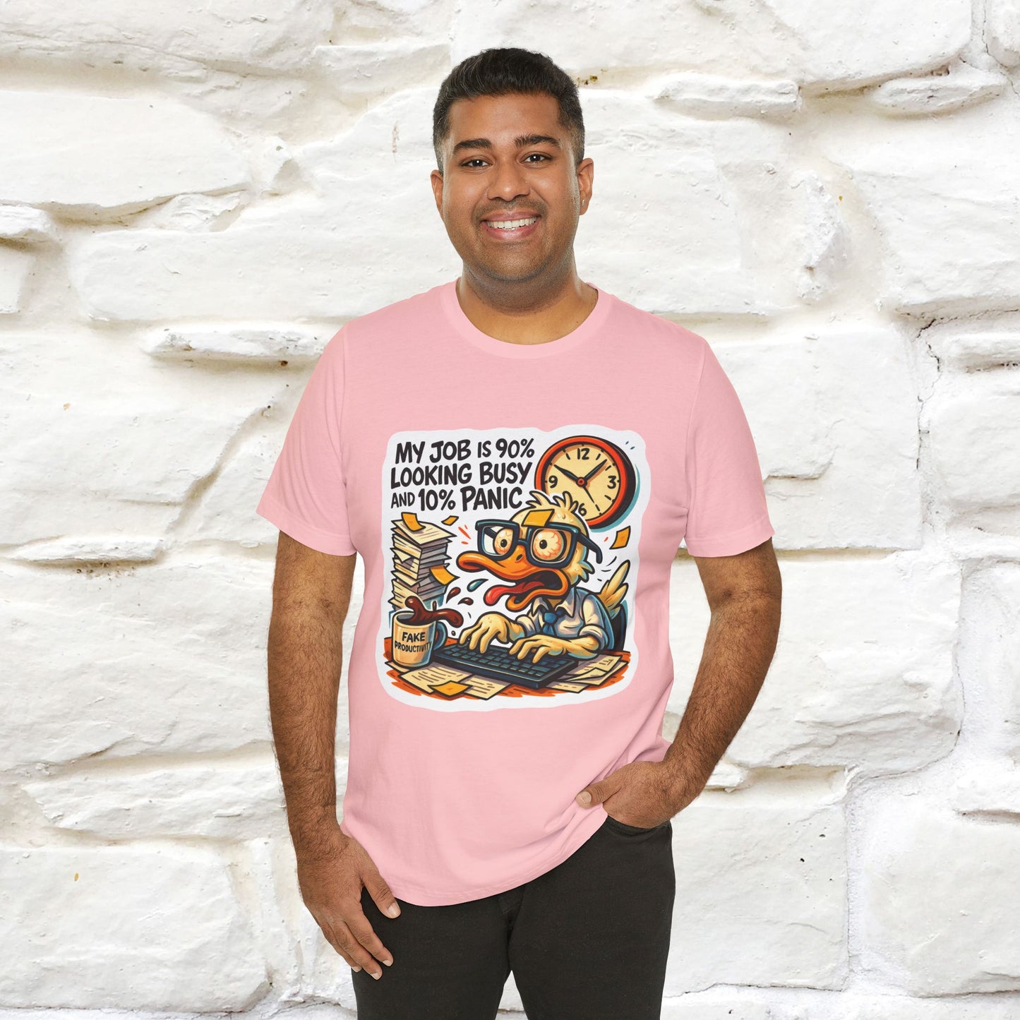 '' My Job is 90% Looking Busy ... |  Sarcastic T-Shirt | Nunu&Miao Studio