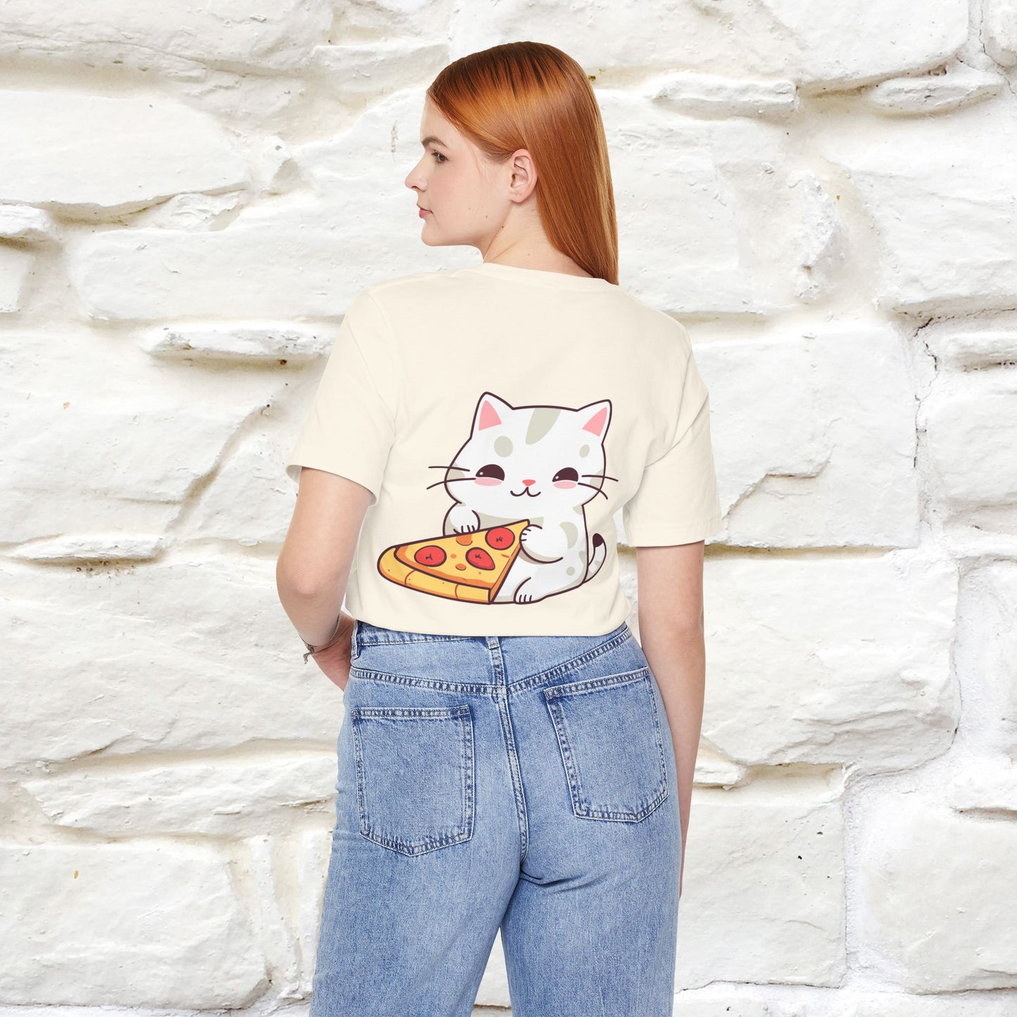 "I Love Pizza"| Cat T-shirt | Nunu&Miao Studio