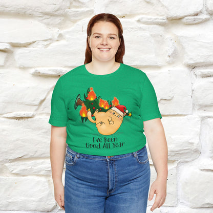 I've Been Good All Year | Festive Cat Christmas Shirt for Men & Women | 100% Cotton*