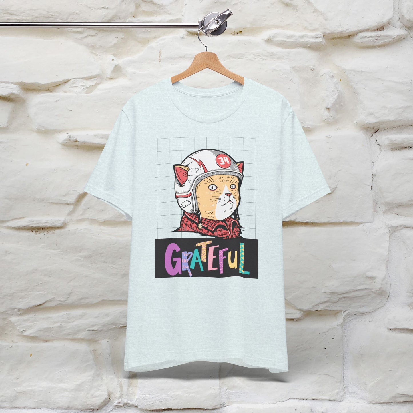 ''Grateful''  Cat T-shirt for Men and Women  100% Cotton*