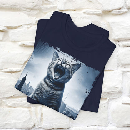 Catzilla T-Shirt | Fun Monster Cat Tee for Men & Women | 100% Cotton*