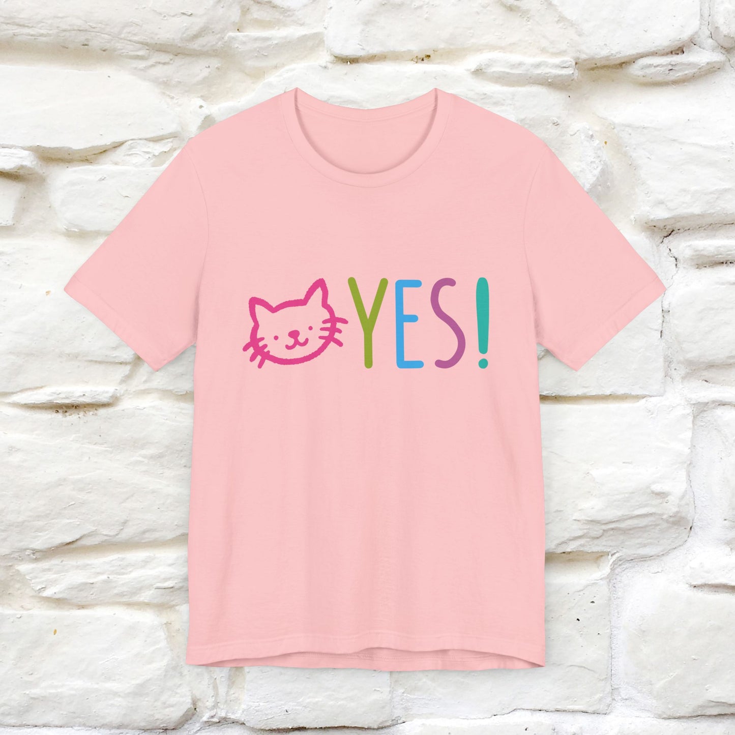 "Yes, Just Do It" Cat T-Shirt for Men & Women | Front & Back Design | 100% Cotton* 🐾