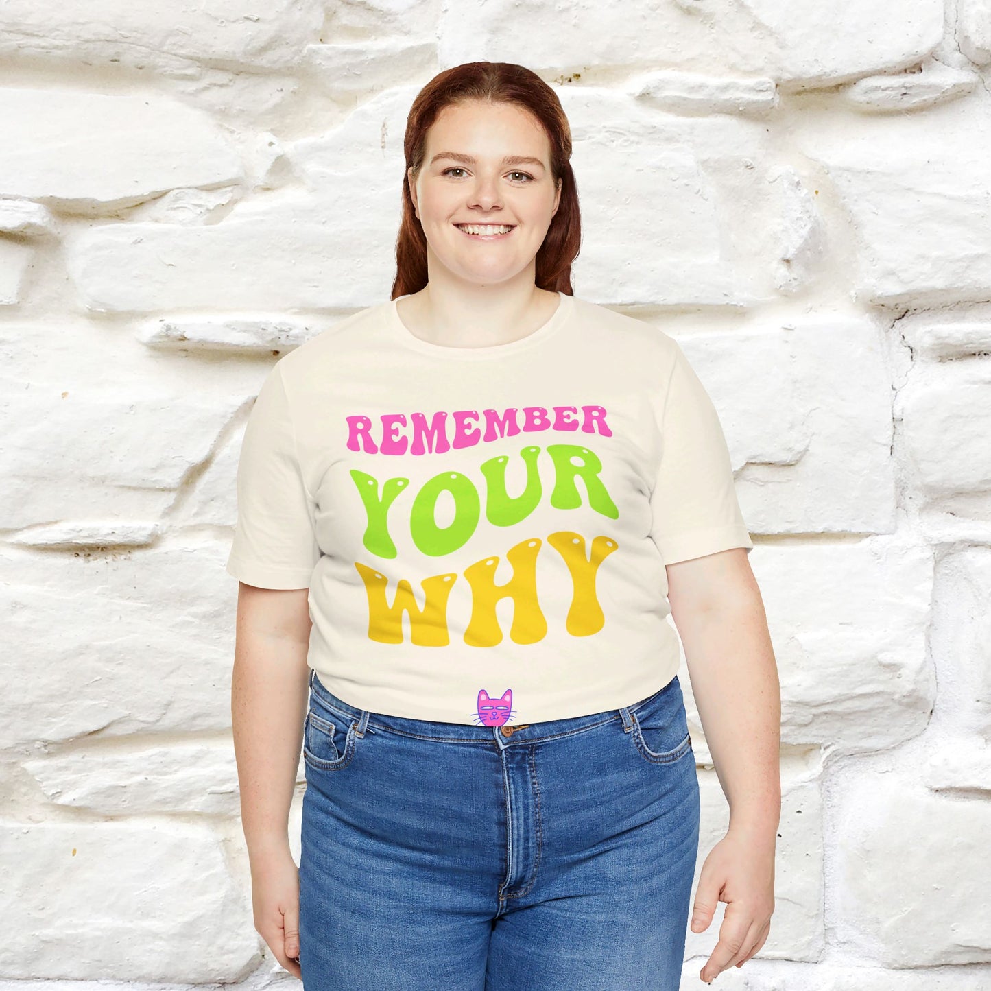 ''Remember Your Why'' T-shirt for Women 100% Cotton* - Nunu&Miao Studio