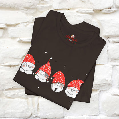 Christmas Cute Cats T-shirt for Men & Women | 100% Cotton* 🐾