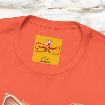 "Mr. Meow" Elegante T-shirt con gatto per uomo e donna | 100% cotone*
