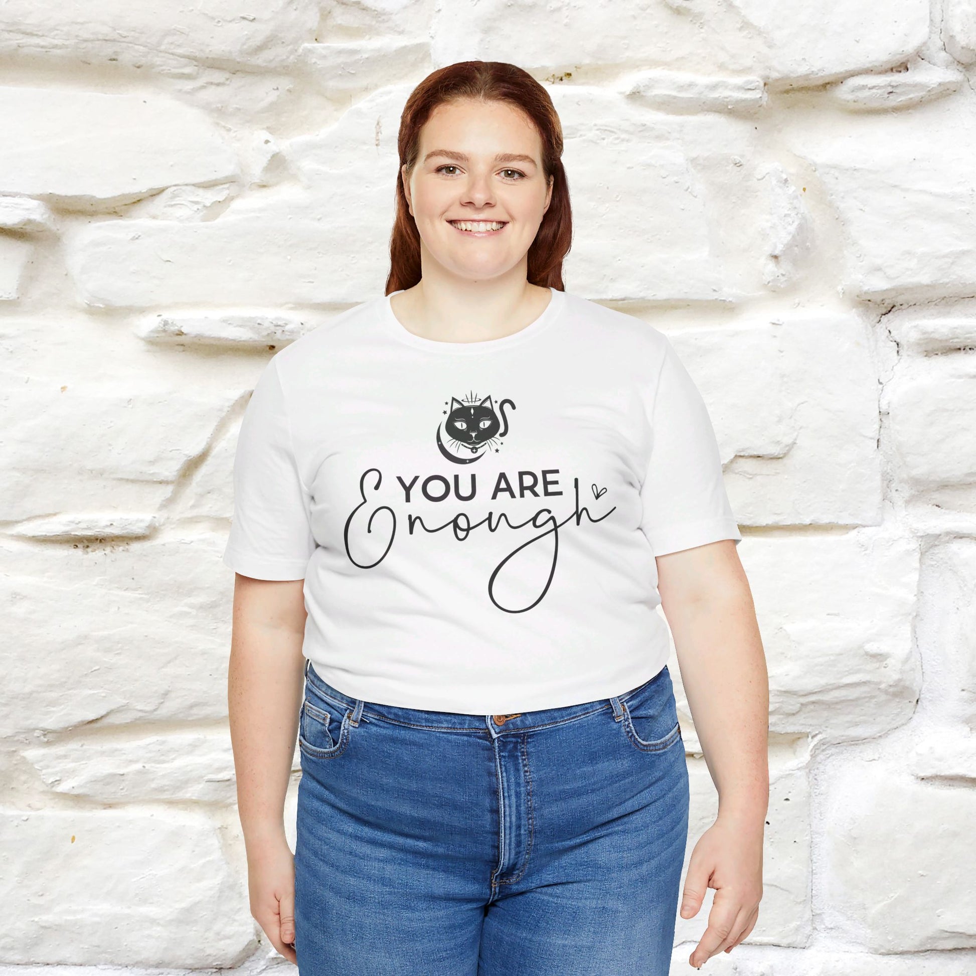 ''You Are Enough'' T-shirt for Women 100% Cotton* - Nunu&Miao Studio