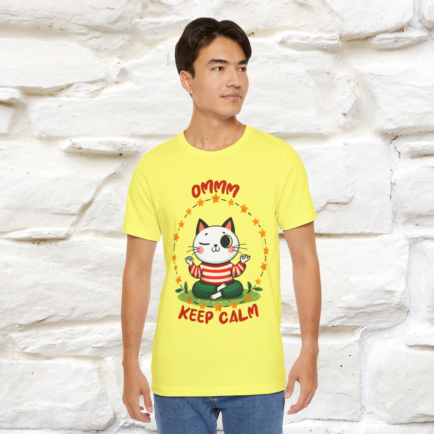 ''Ommm, Keep Calm'' Cat T-Shirt | Nunu&Miao Studio