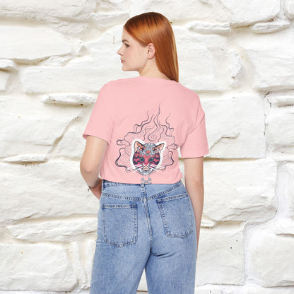 ''Air Fire Cat'' | Cat T-Shirt Front and Back Design | Nunu&Miao Studio