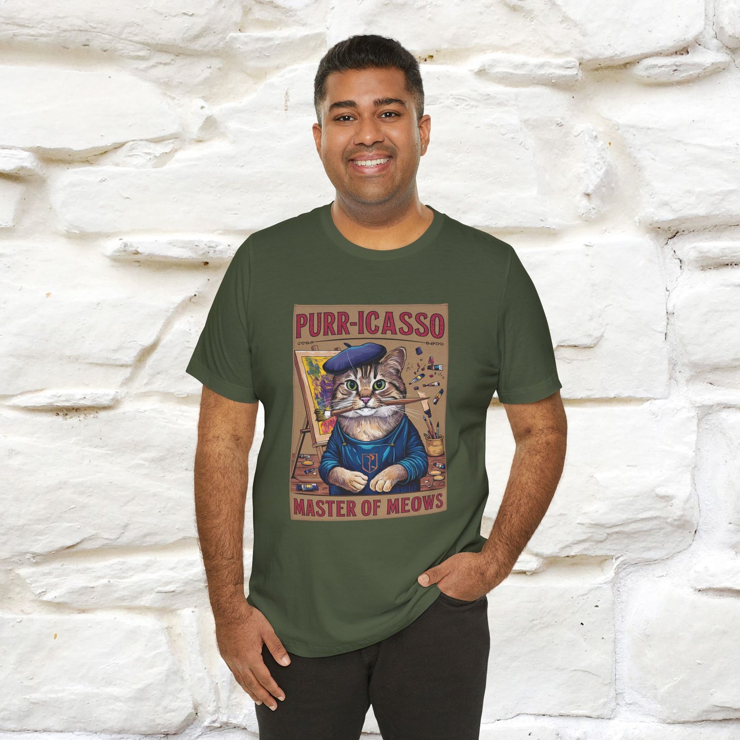 ''Purr-Icasso Masters Of Meows'' | CatT-Shirt | Nunu&Miao Studio