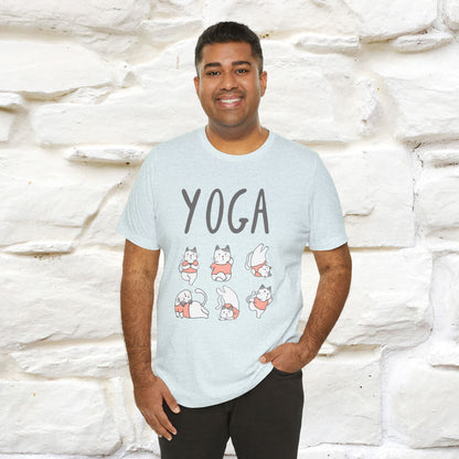 The Real Yoga Challenge Cat T-Shirt for Men & Women | 100% Cotton* Funny & Comfortable Tee