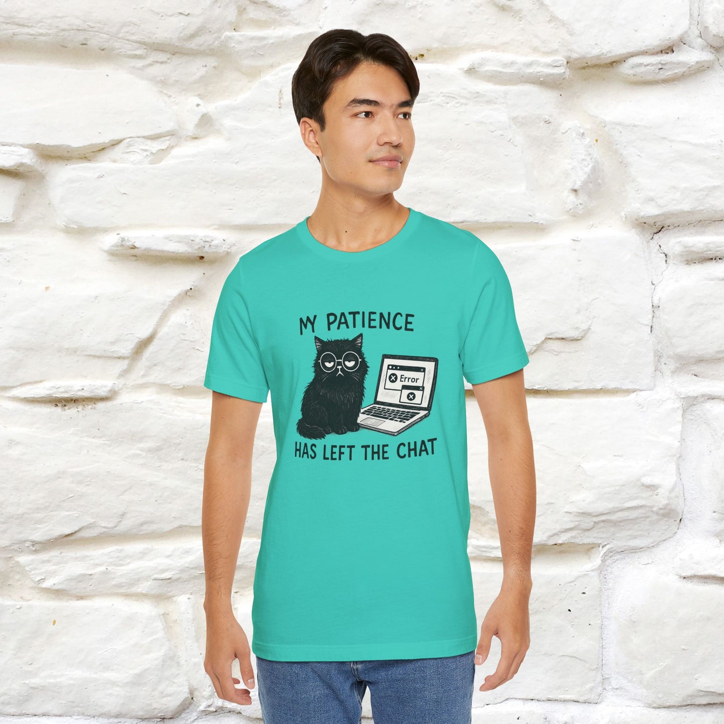 "My Patience Has Left The Chat" |Cat T-Shirt | Nunu&Miao Studio