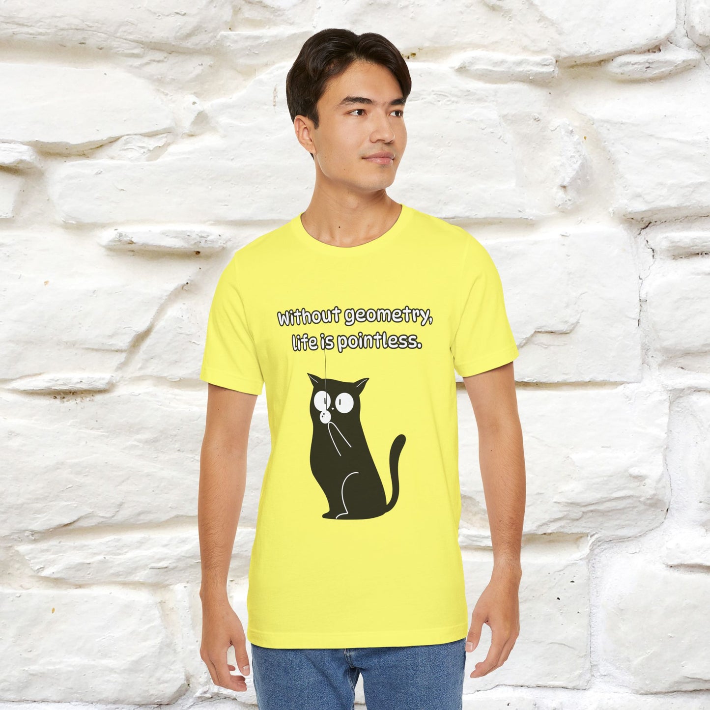 ''Without geometry, life is pointless.''| Funny T-Shirt | Nunu&Miao Studio