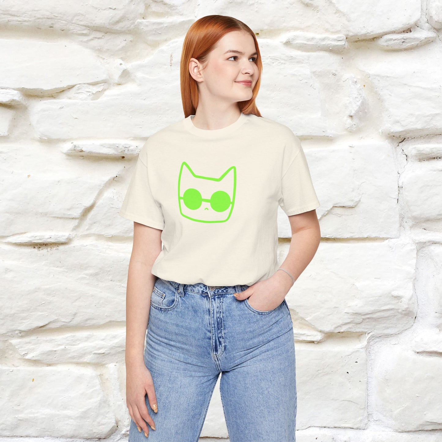 ''Everything Will Be Ok '' Cat T-Shirt Front and Back Design | Nunu&Miao Studio