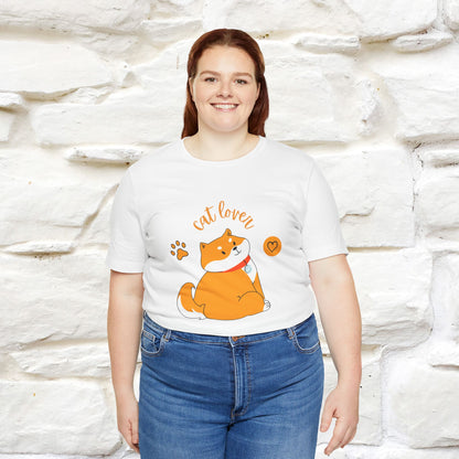 "Cat Lover" T-Shirt for Men & Women | 100% Cotton* | Purrfect Gift for Cat Enthusiasts