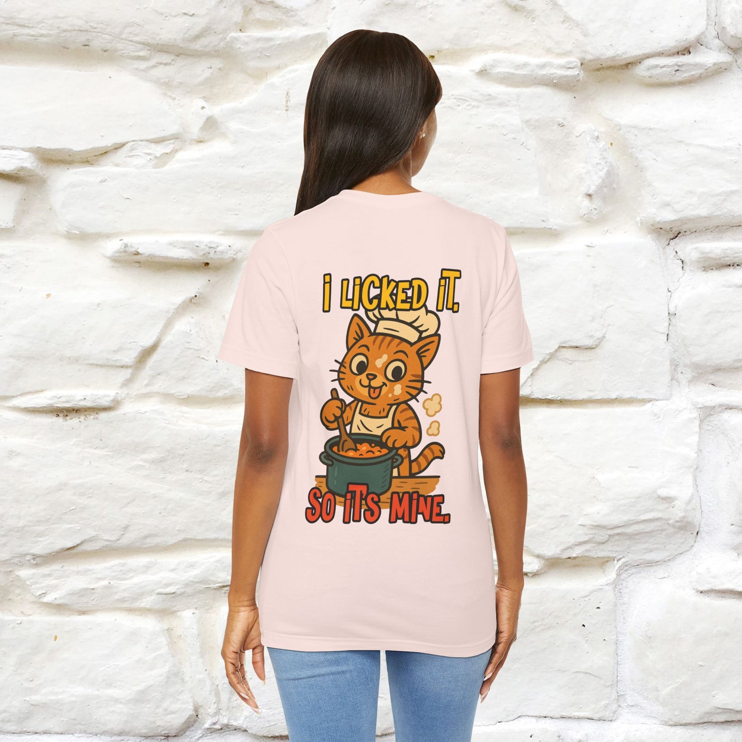 "I Licked It. It's Mine  " |Cat T-Shirt | Nunu&Miao Studio